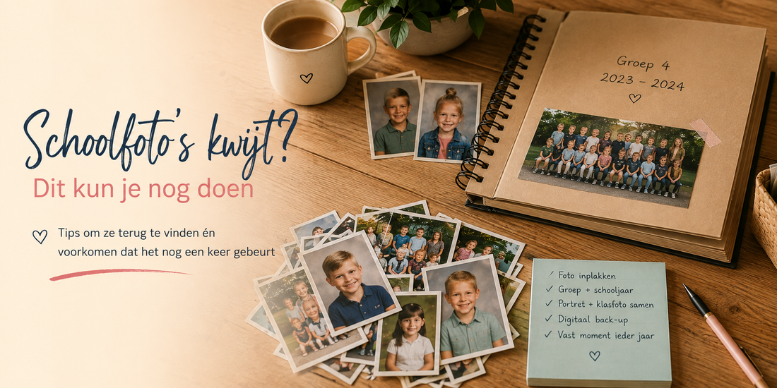 Schoolfoto's kwijt? Dit kun je nog doen