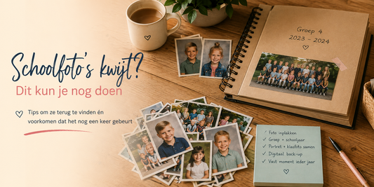 Schoolfoto's kwijt? Dit kun je nog doen