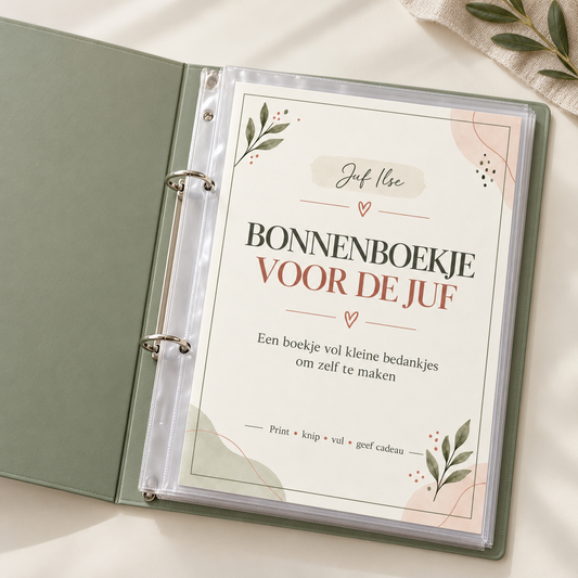 Bonnenboekje –  Bedankt juf! (PDF)