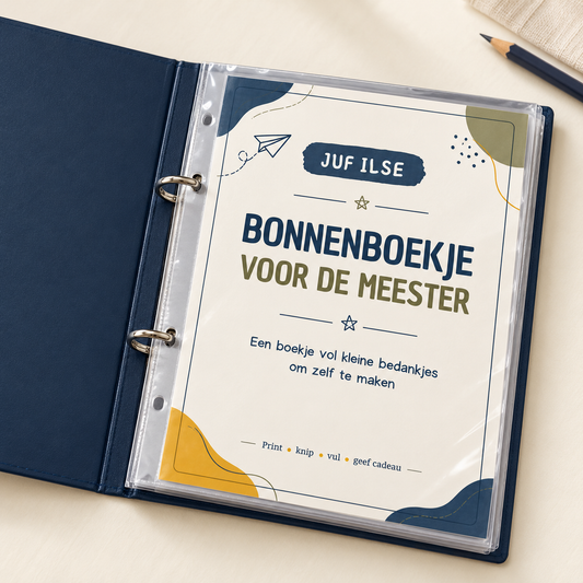 Bonnenboekje – Bedankt meester!
