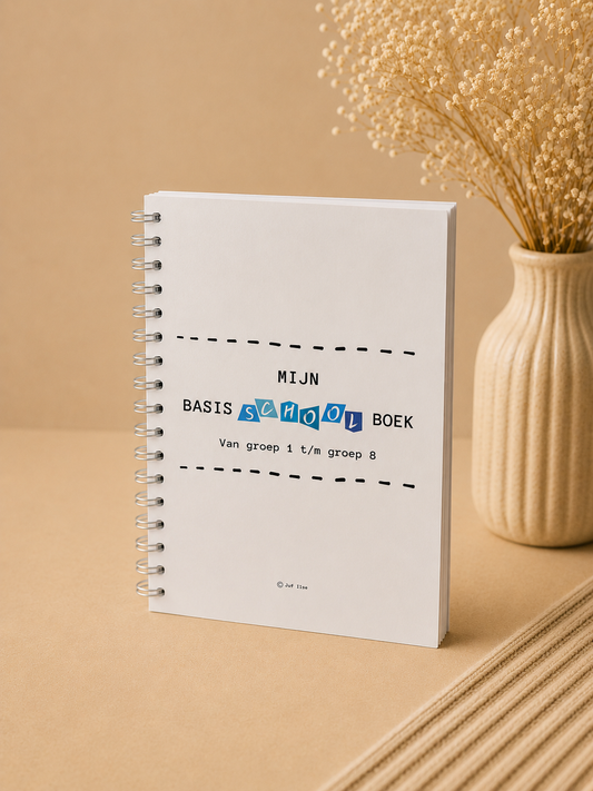 Schoolfotoboek - blauw