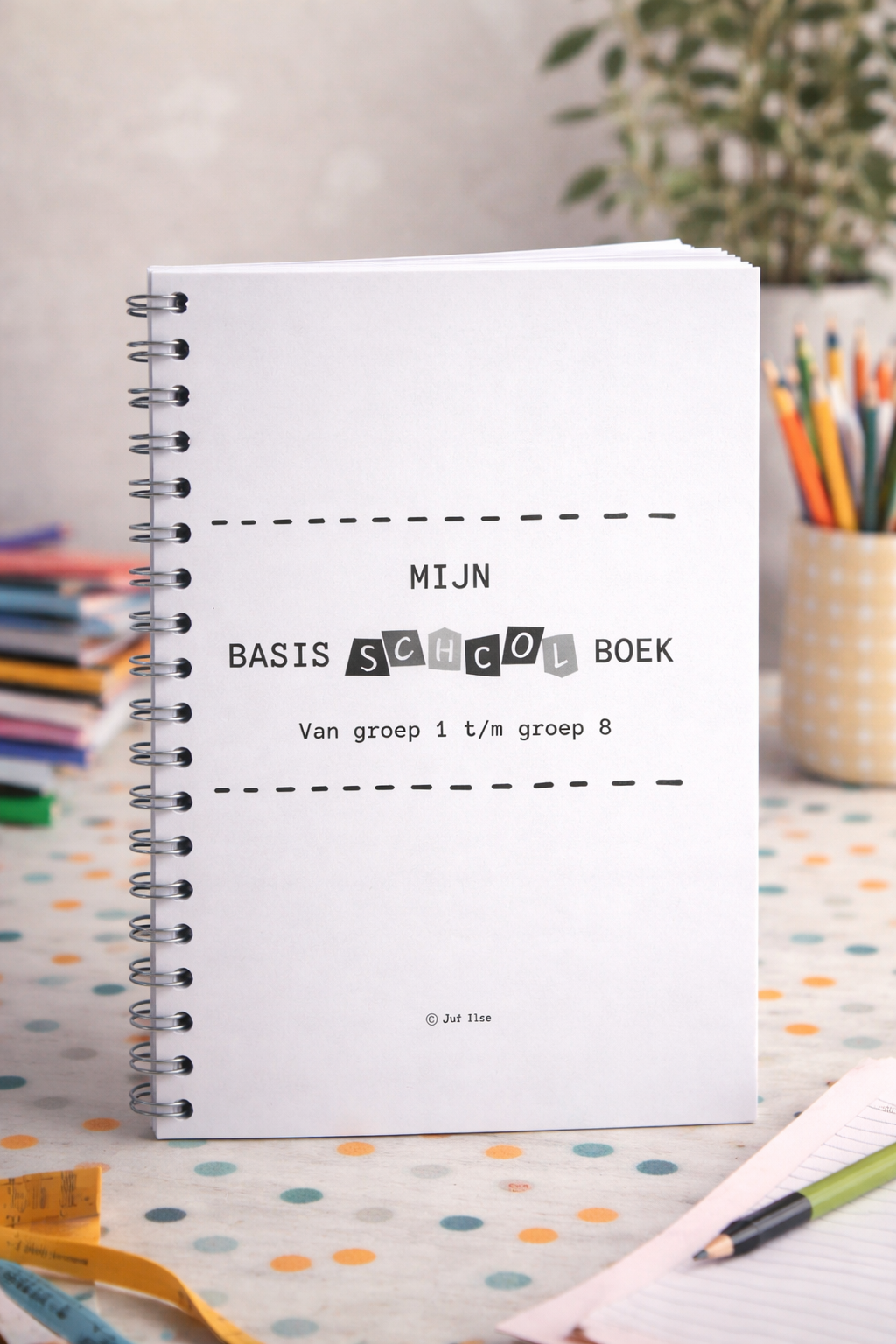 B-keuze schoolfotoboek - zwart/wit