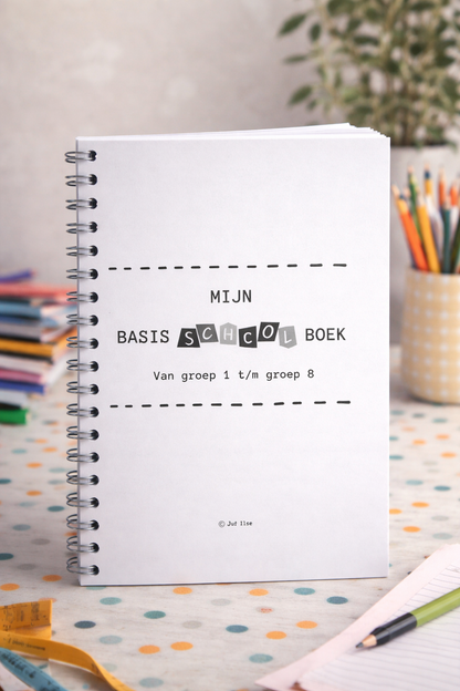 B-keuze schoolfotoboek - zwart/wit