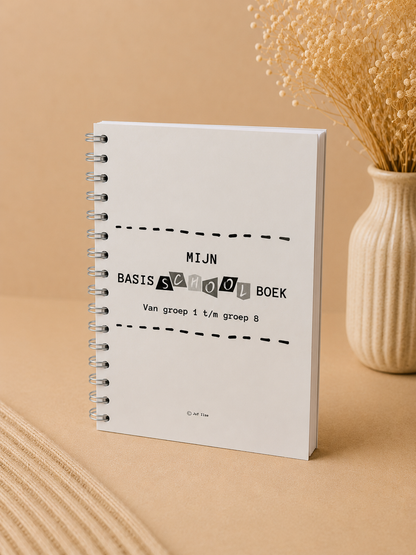 B-keuze schoolfotoboek - zwart/wit