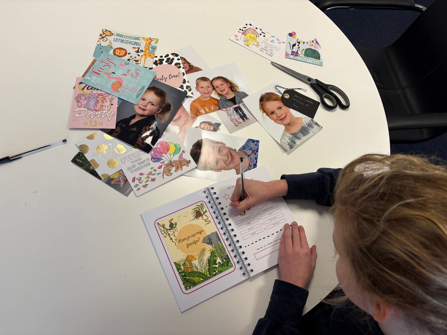 Schoolfotoboek - roze