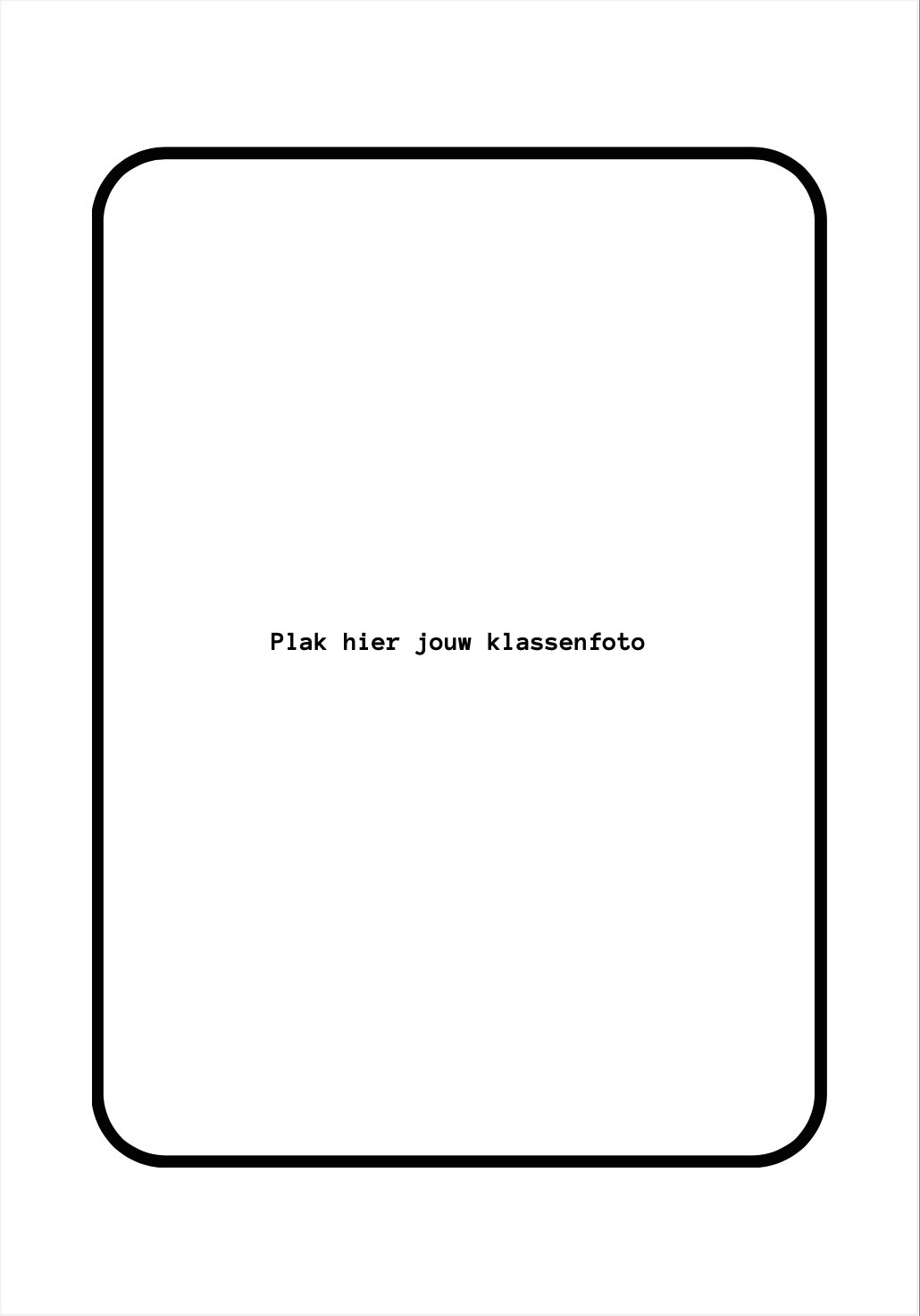 B-keuze Leerkrachten schoolfotoboek -  zwart/wit