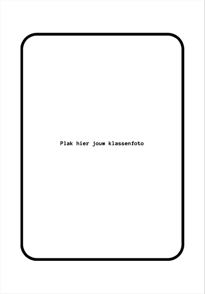 B-keuze Leerkrachten schoolfotoboek -  zwart/wit