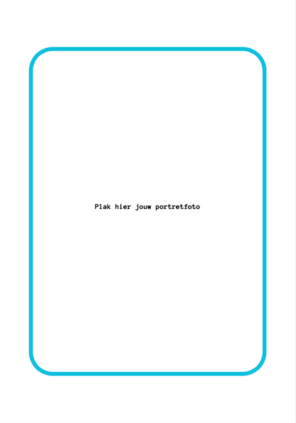 Leerkrachten schoolfotoboek - blauw
