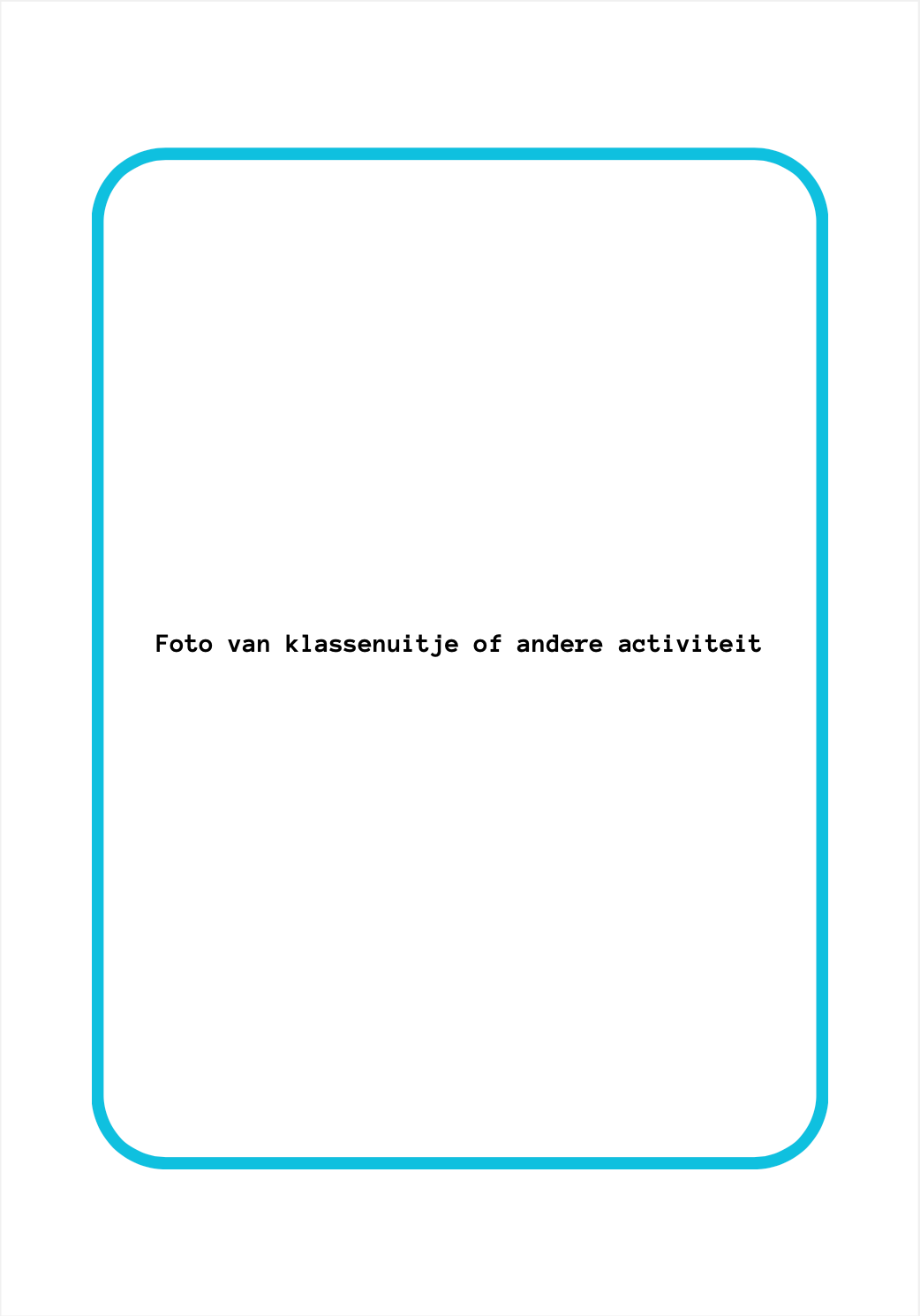 Leerkrachten schoolfotoboek - blauw