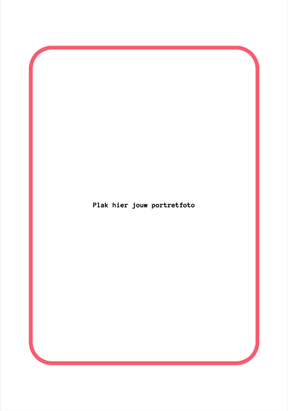 B-keuze Leerkrachten schoolfotoboek - Roze/rood