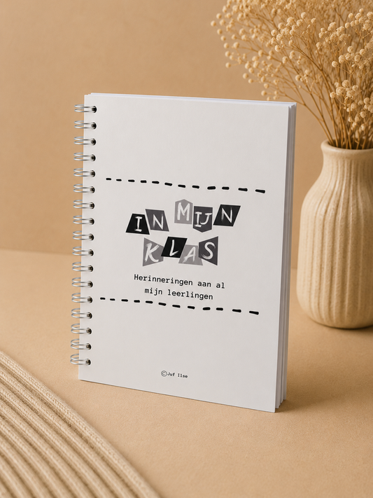 Leerkrachten schoolfotoboek - zwart/wit