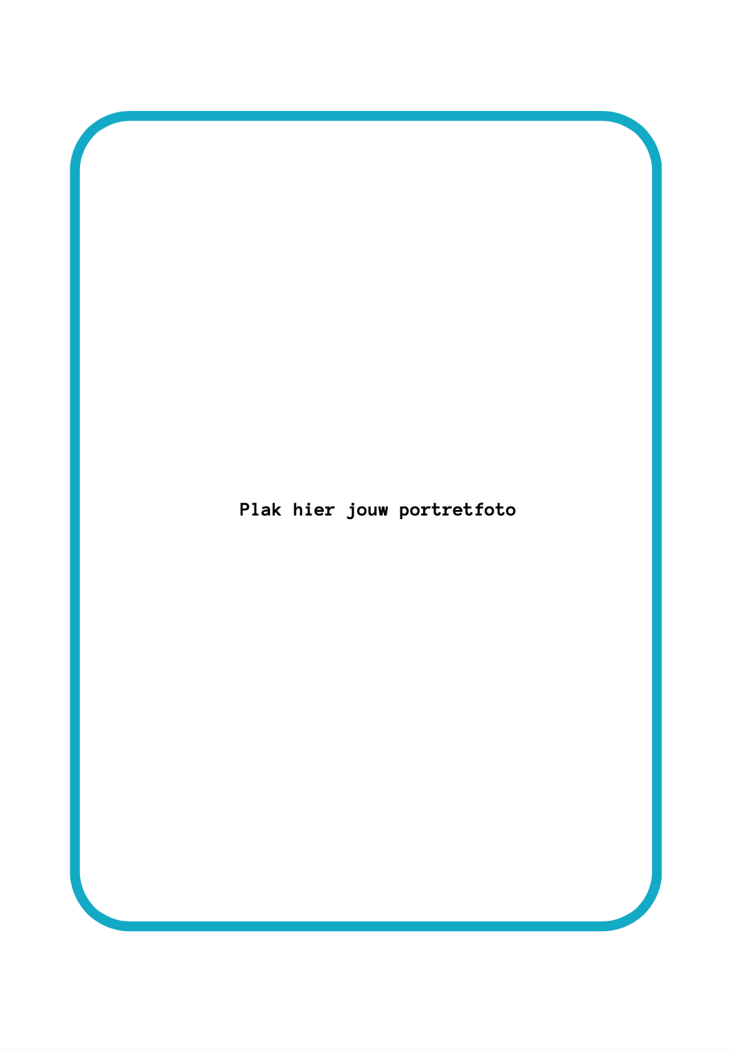B-keuze schoolfotoboek - blauw