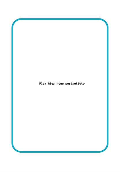 B-keuze schoolfotoboek - blauw
