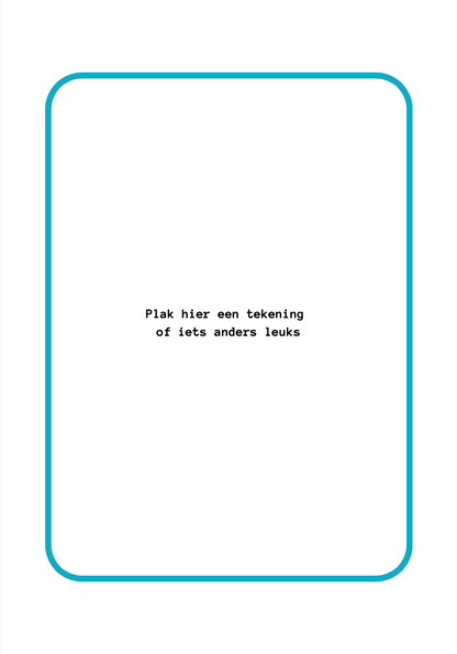 B-keuze schoolfotoboek - blauw