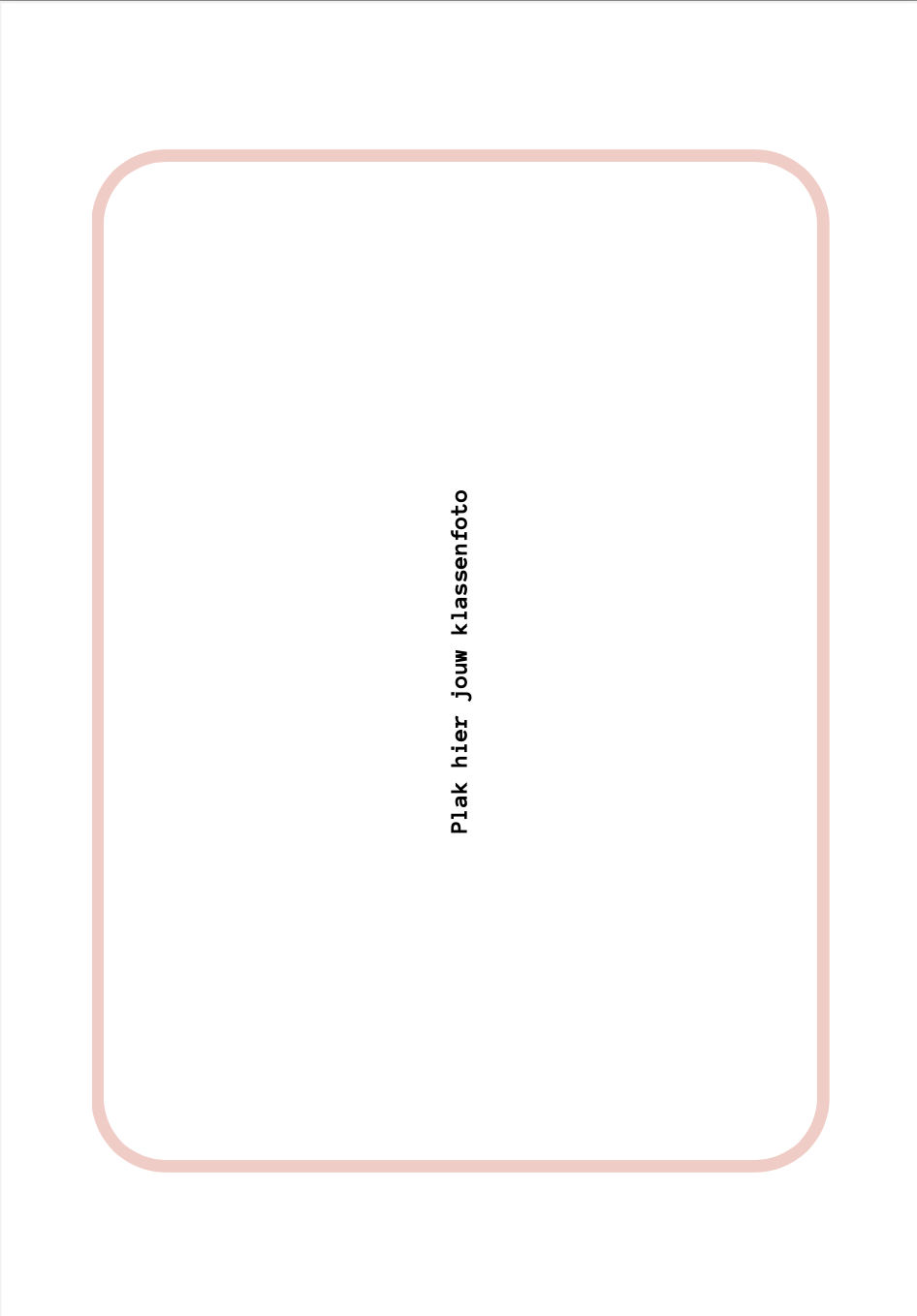 B-keuze schoolfotoboek - roze/rood