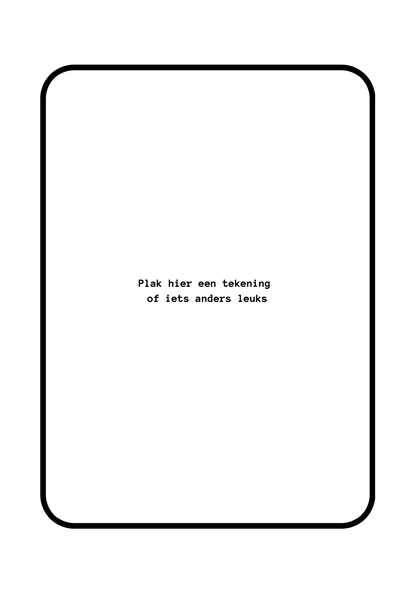 B-keuze schoolfotoboek - zwart/wit