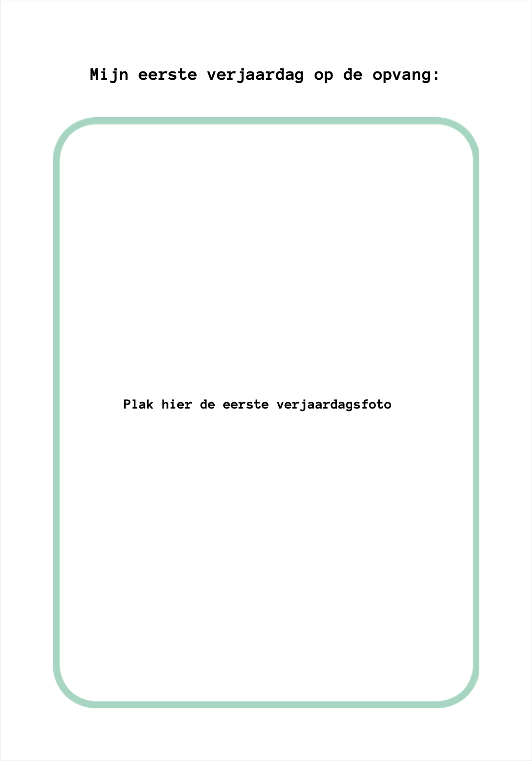 Mijn KDV-fotoboek