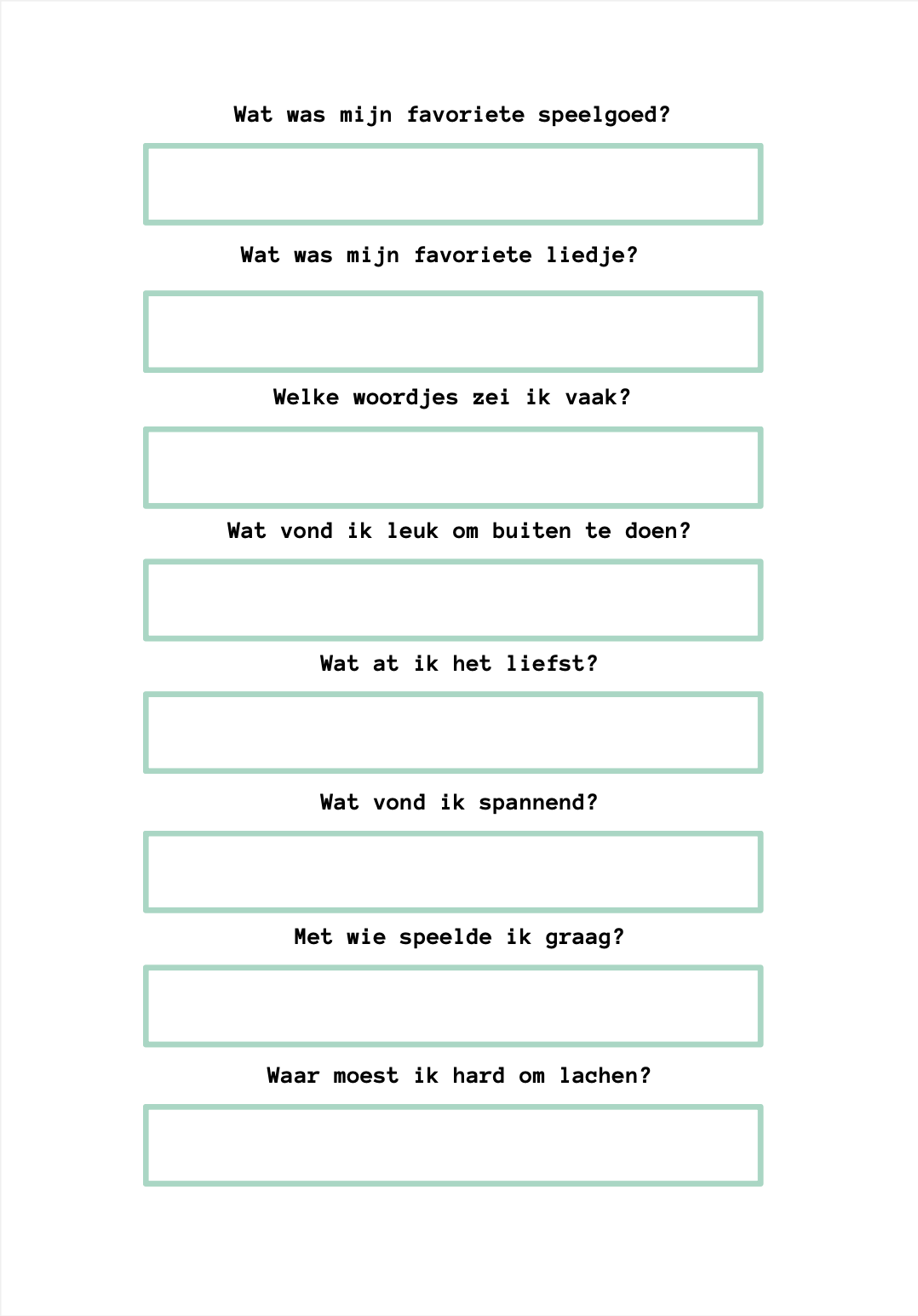 Mijn KDV-fotoboek