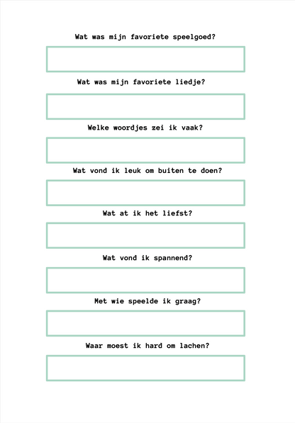 Mijn KDV-fotoboek
