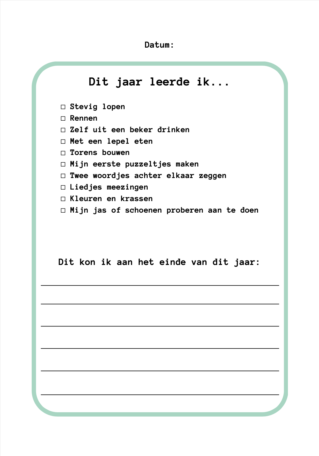 Mijn KDV-fotoboek