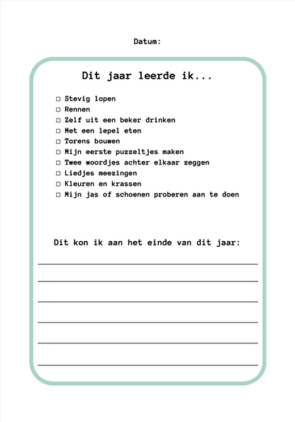 Mijn KDV-fotoboek
