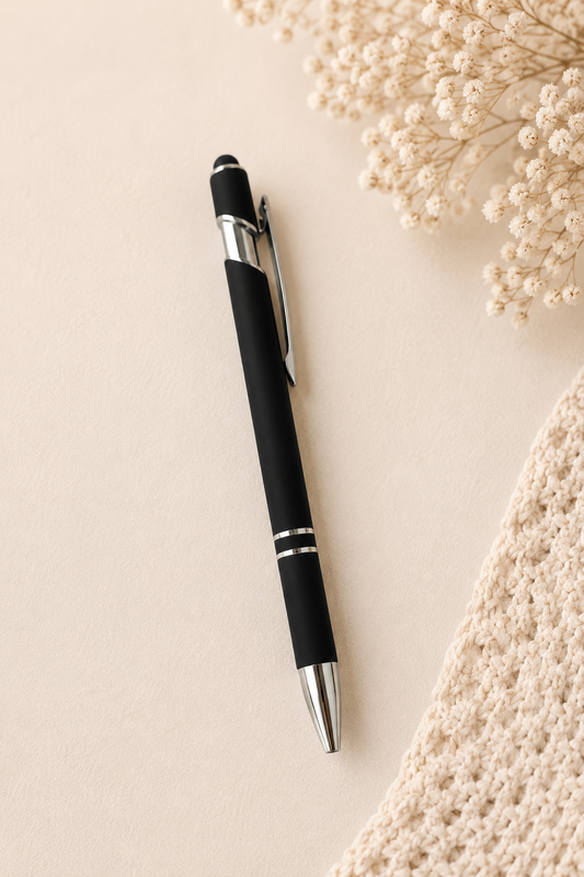 Zwarte schrijfpen – perfect voor je fotoboek