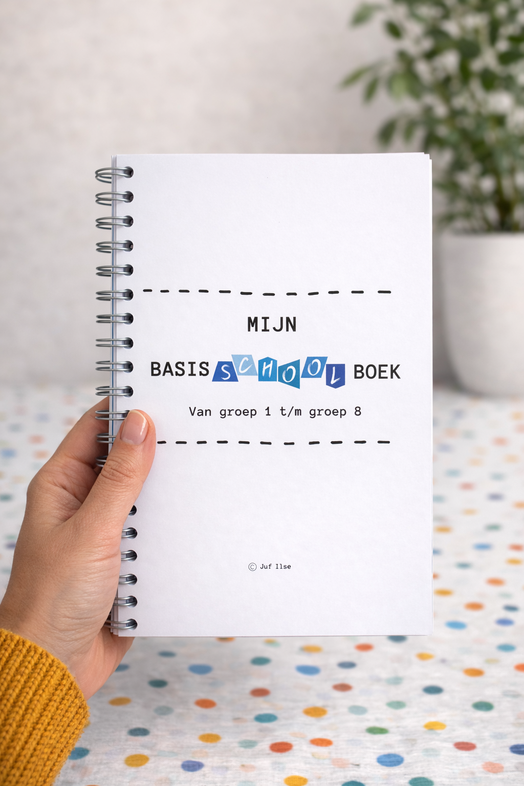 Schoolfotoboek - blauw