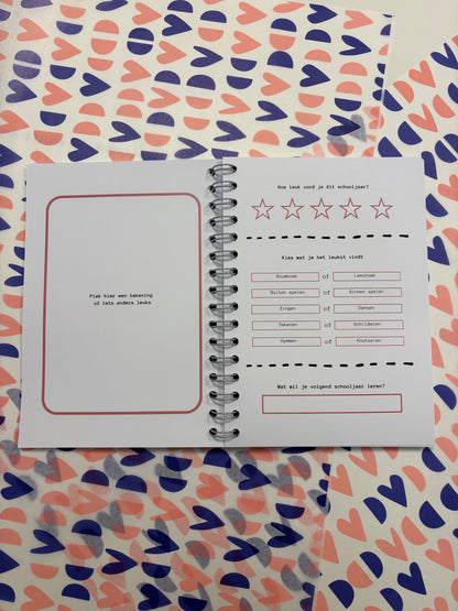 Schoolfotoboek - roze
