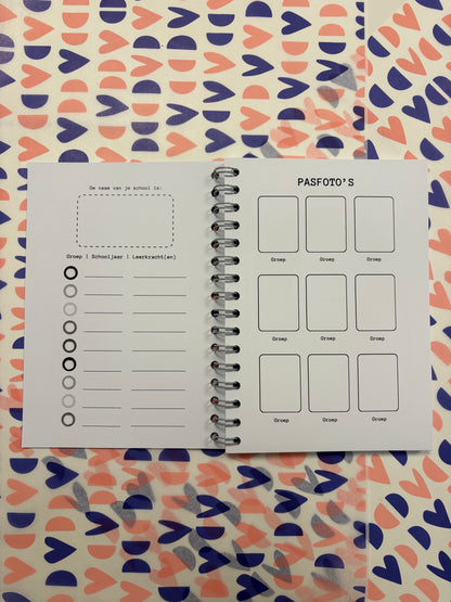 Schoolfotoboek - zwart/wit