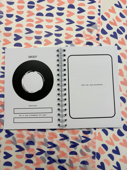 Schoolfotoboek - zwart/wit