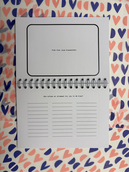 Schoolfotoboek - zwart/wit