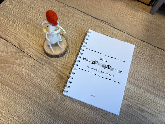 Basisschool invulboek - zwart/wit