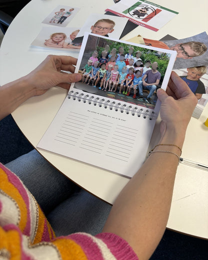 Schoolfotoboek - blauw